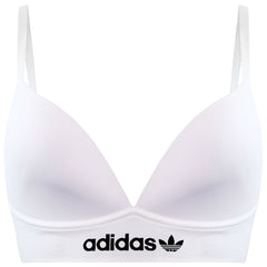 Adidas Slim Fit Womens White Triangle Bra