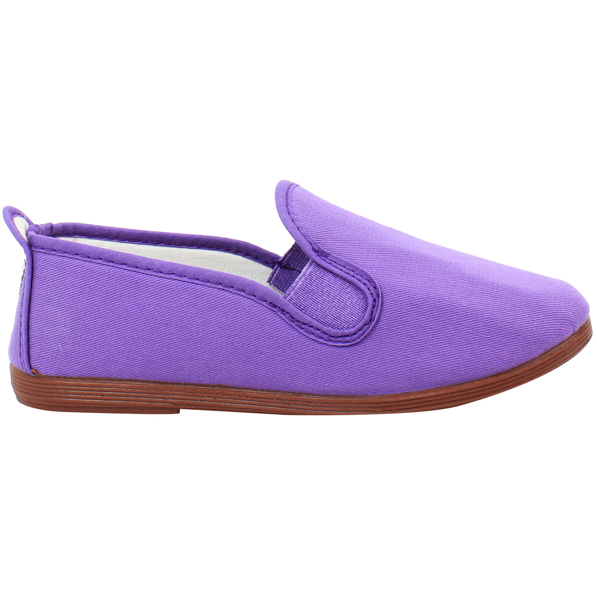 Flossy Style Kids Purple Plimsolls