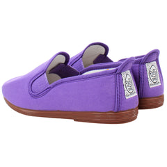 Flossy Style Kids Purple Plimsolls