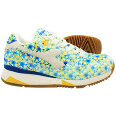 Diadora V7000 Futirism Mens Blue/Yellow Trainers