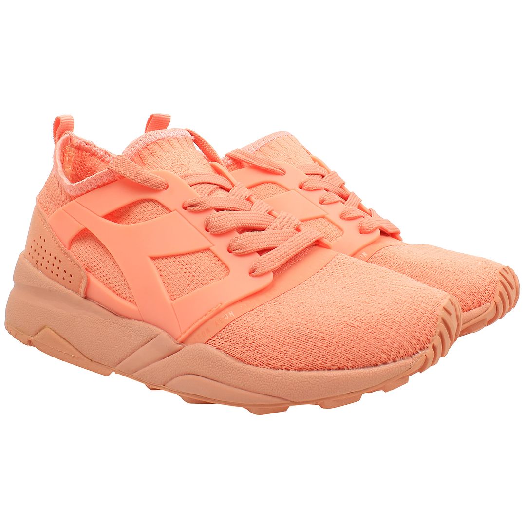 Diadora Evo Aeon Mens Peach Trainers