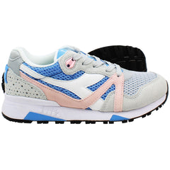 Diadora N9000 Womens Grey/ Blue Trainers