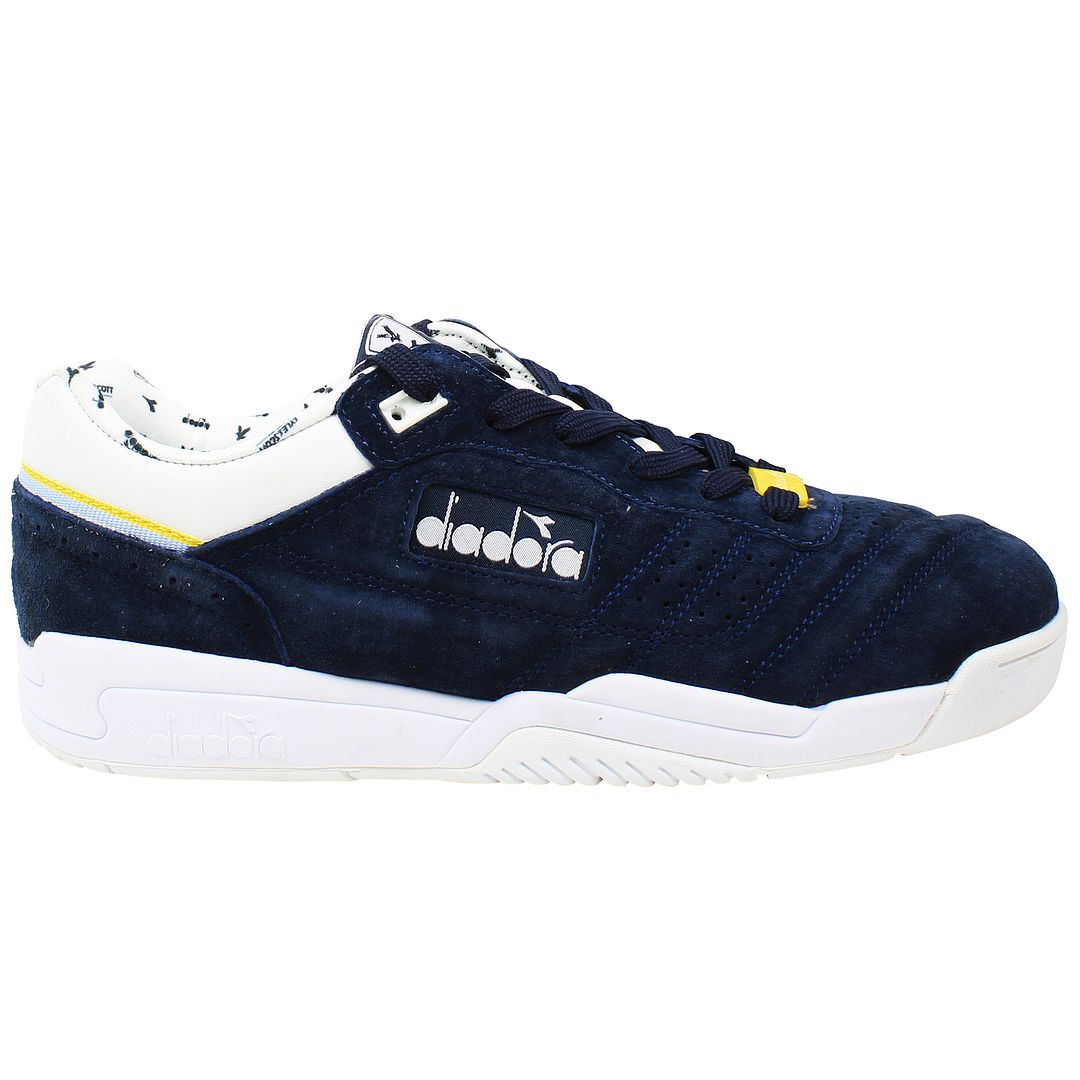 Diadora Action x Lyle & Scott Mens Navy Trainers