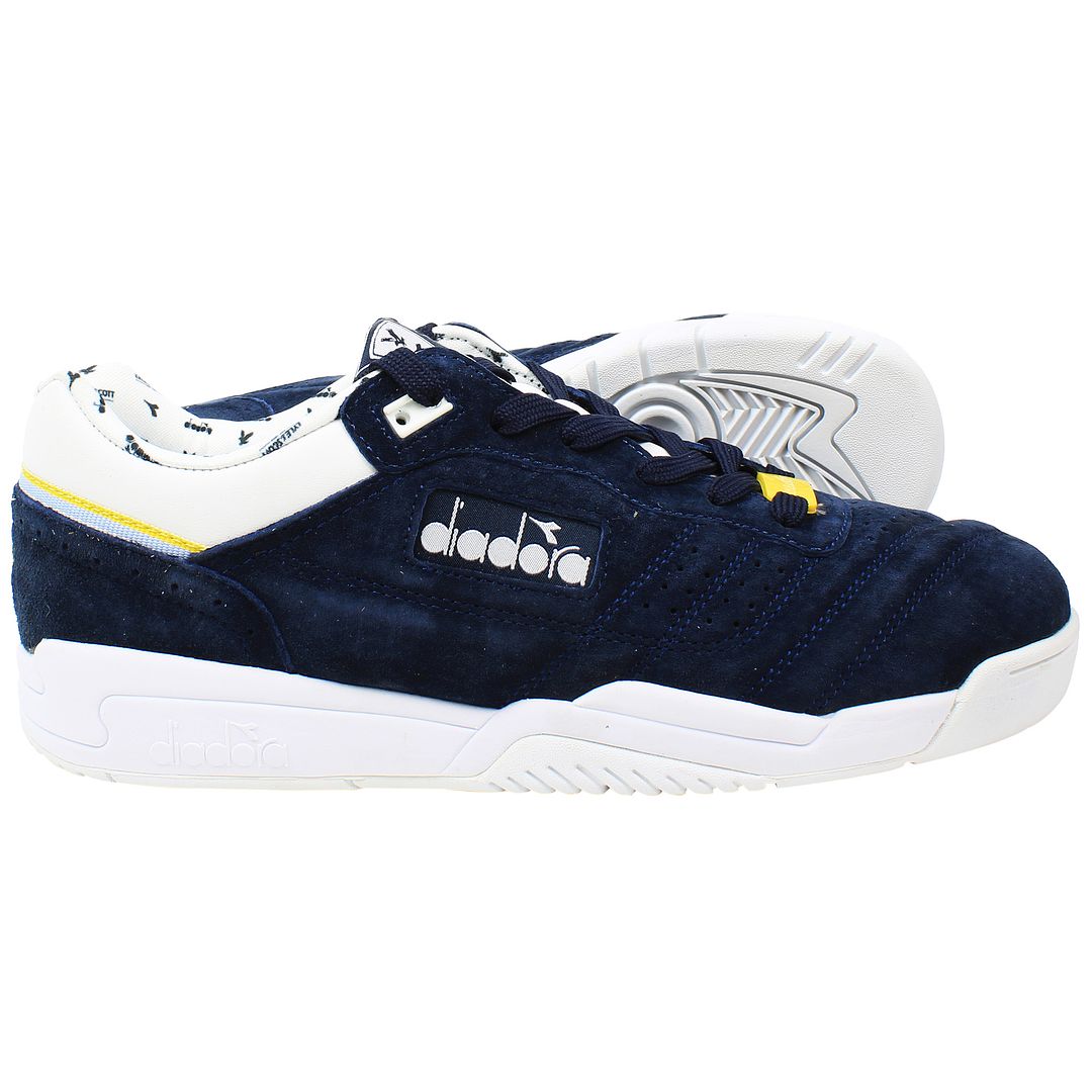 Diadora Action x Lyle & Scott Mens Navy Trainers