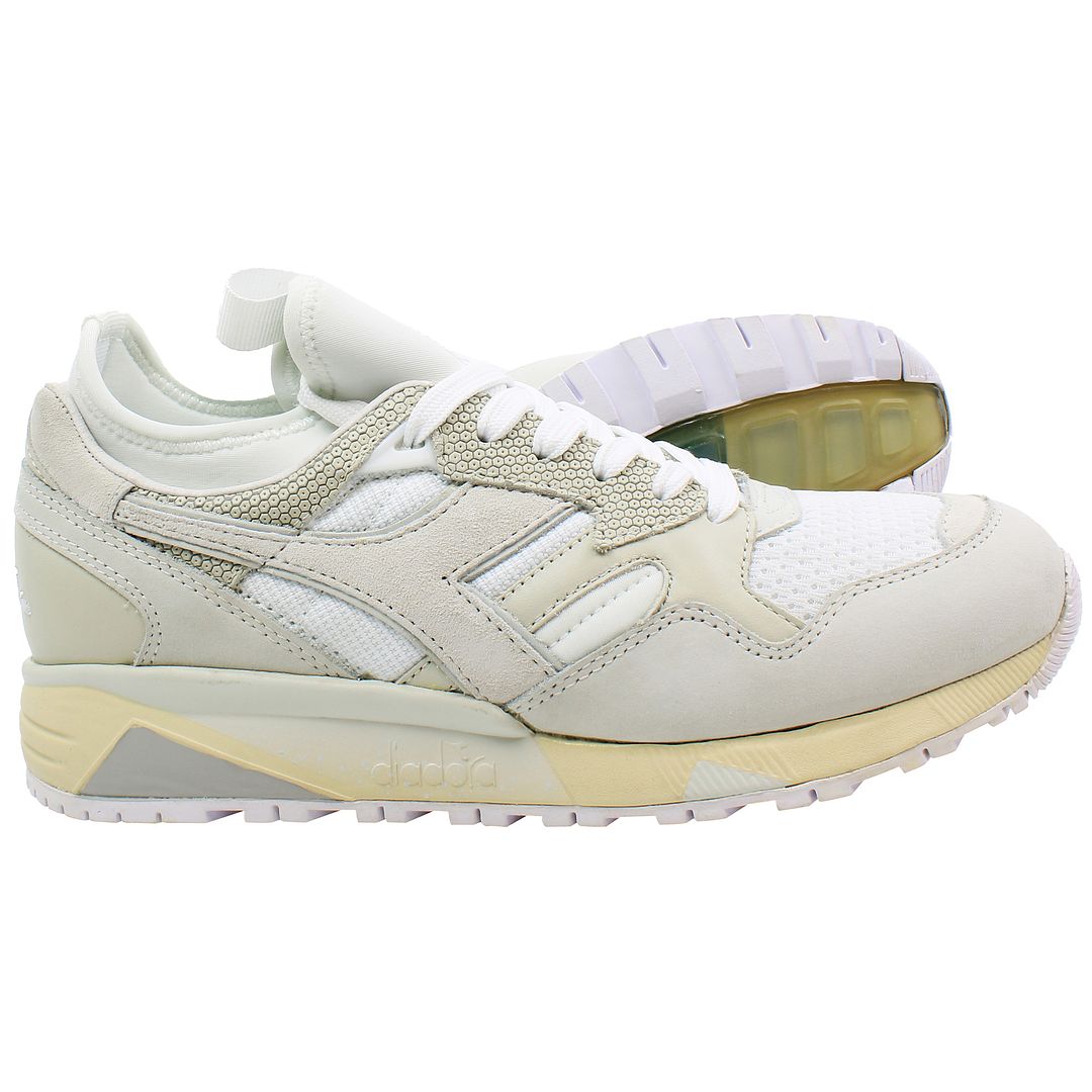 Diadora N9002 Socks Mens White/Beige Trainers