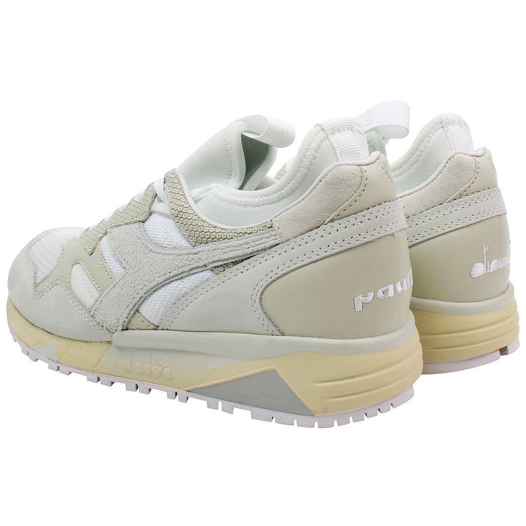 Diadora N9002 Socks Mens White/Beige Trainers