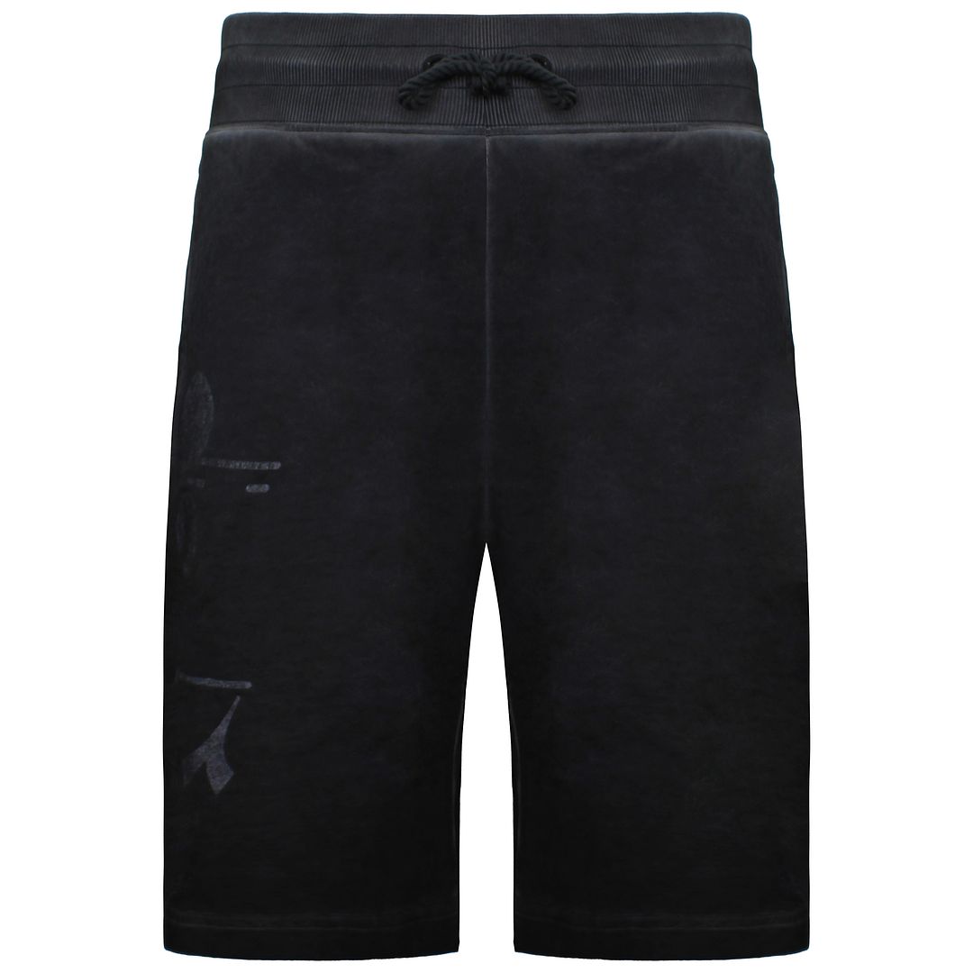 Diadora Bermuda Mens Black Shorts