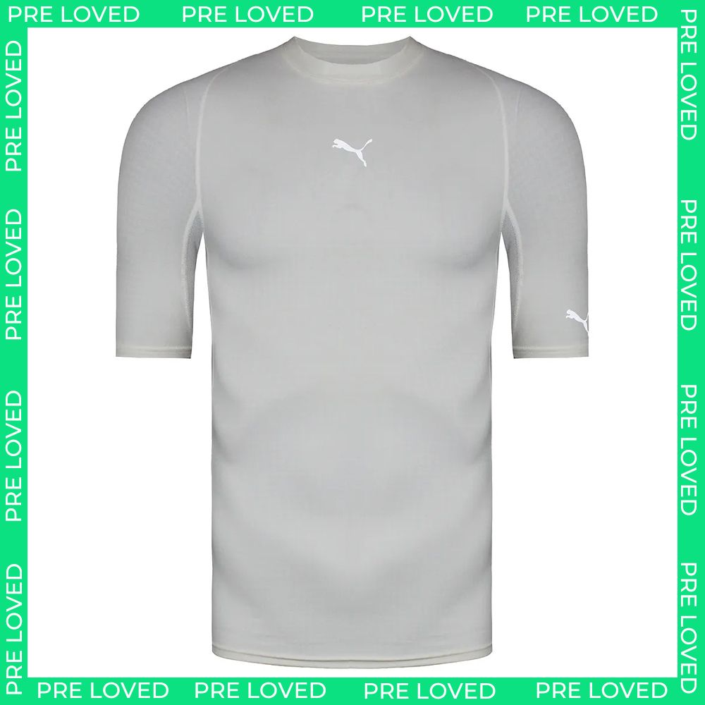 Puma Pro Functional  Mens White Baselayer - Dirty Marks