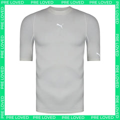 Puma Pro Functional  Mens White Baselayer - Dirty Marks