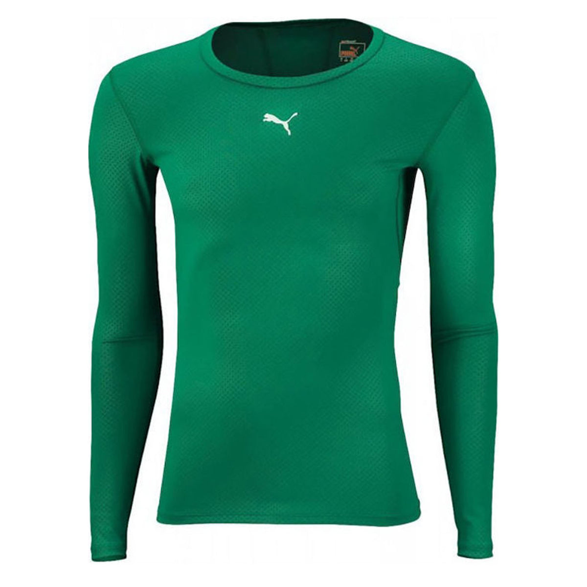 Puma Logo Mens Green Baselayer