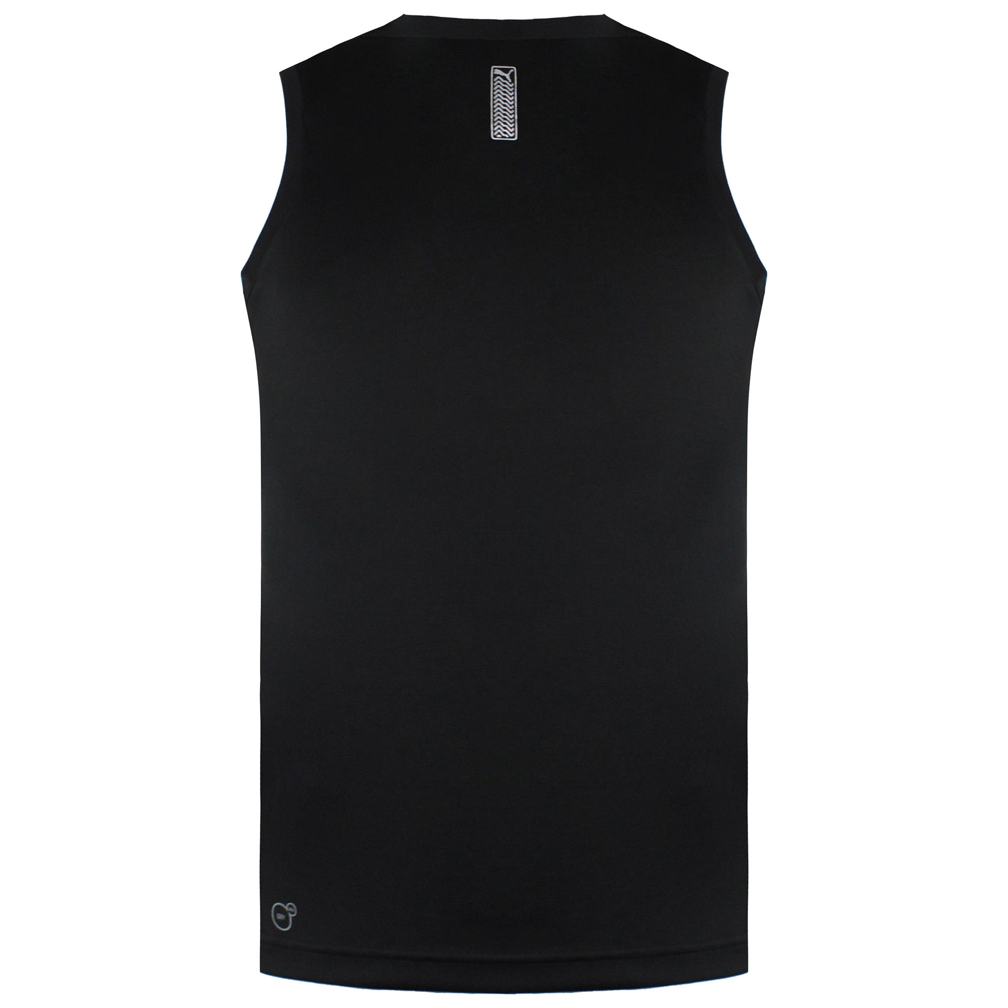 Puma Logo Mens Black Top