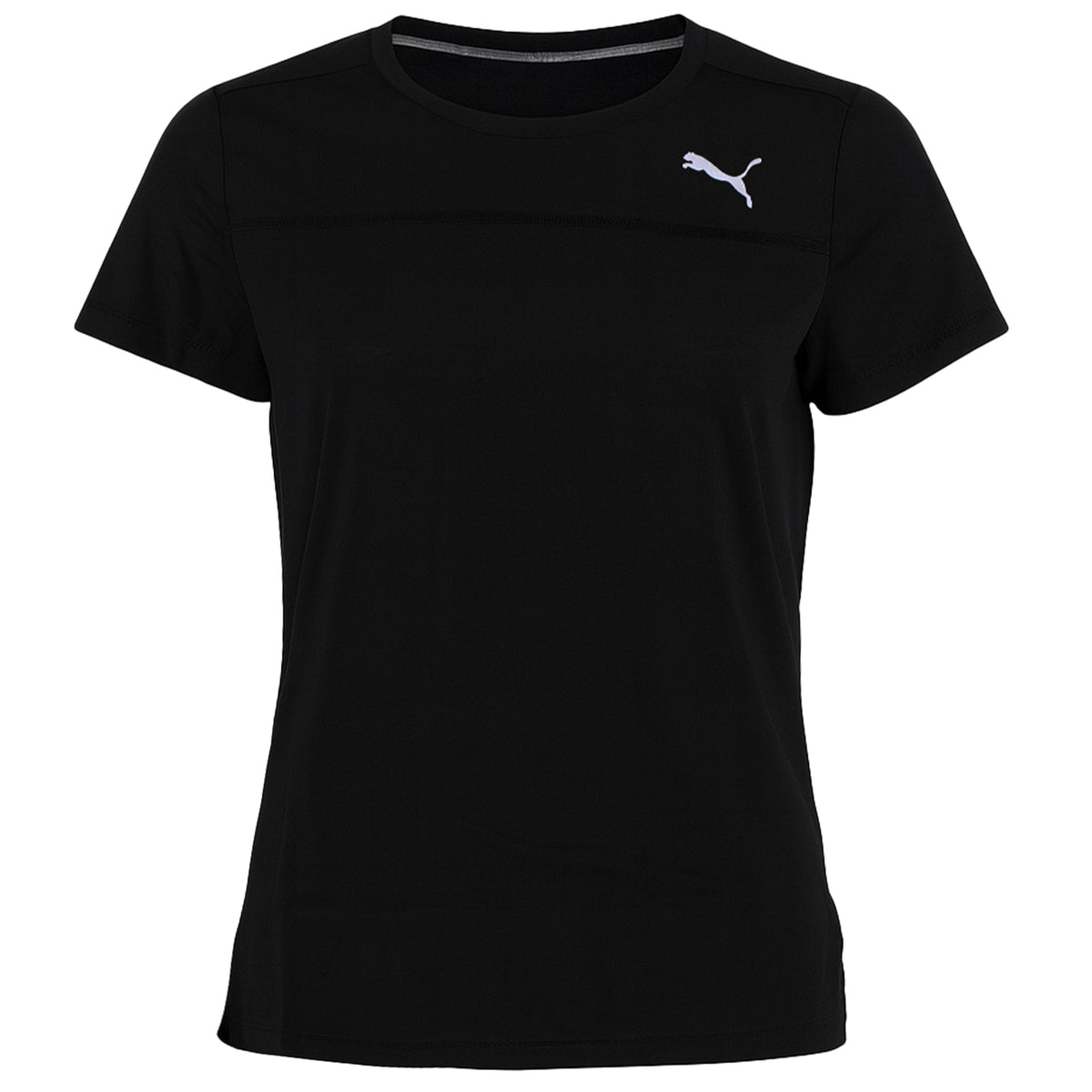 Puma Logo Womens Black T-Shirt