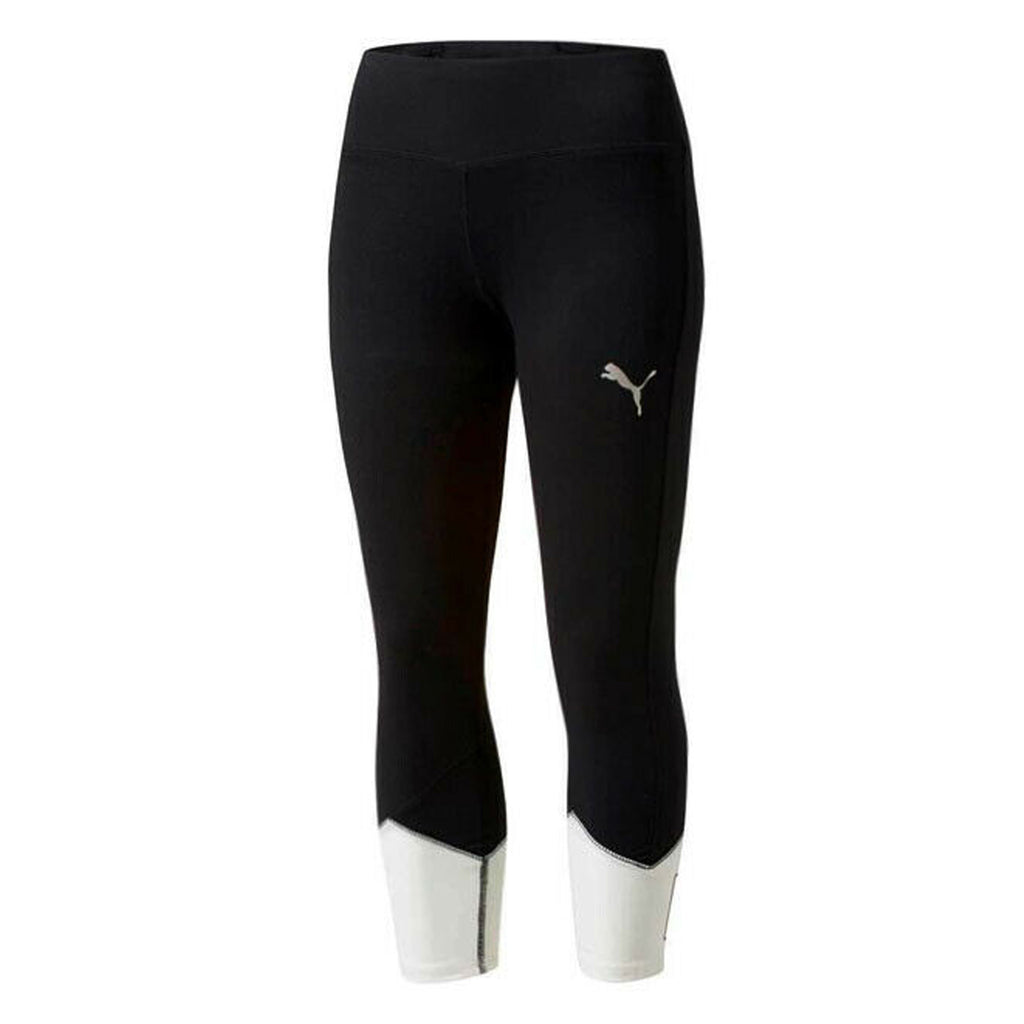 Puma Logo Womens Black 3/4 Leggings