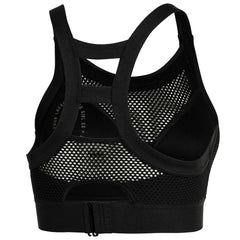 Puma x Selena Gomez Round Neck Sleeveless Black Womens Mesh Sports Bra 517793 01