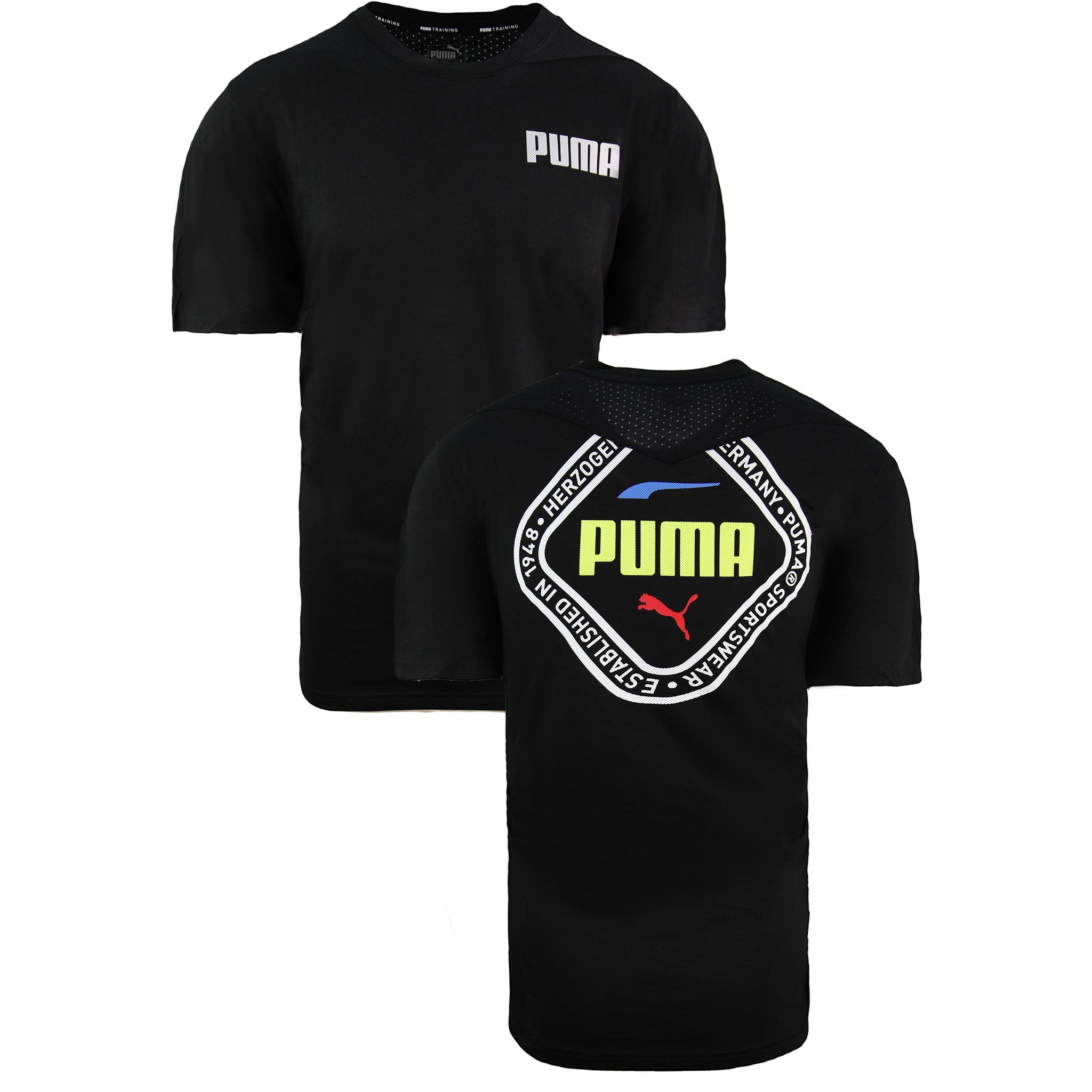 Puma Collective Triblend Mens Black T-Shirt