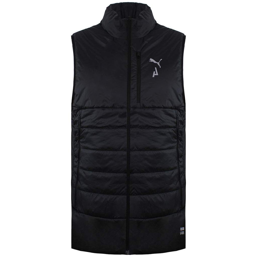 Puma Primaloft Seasons Mens Black Reversible Gilet