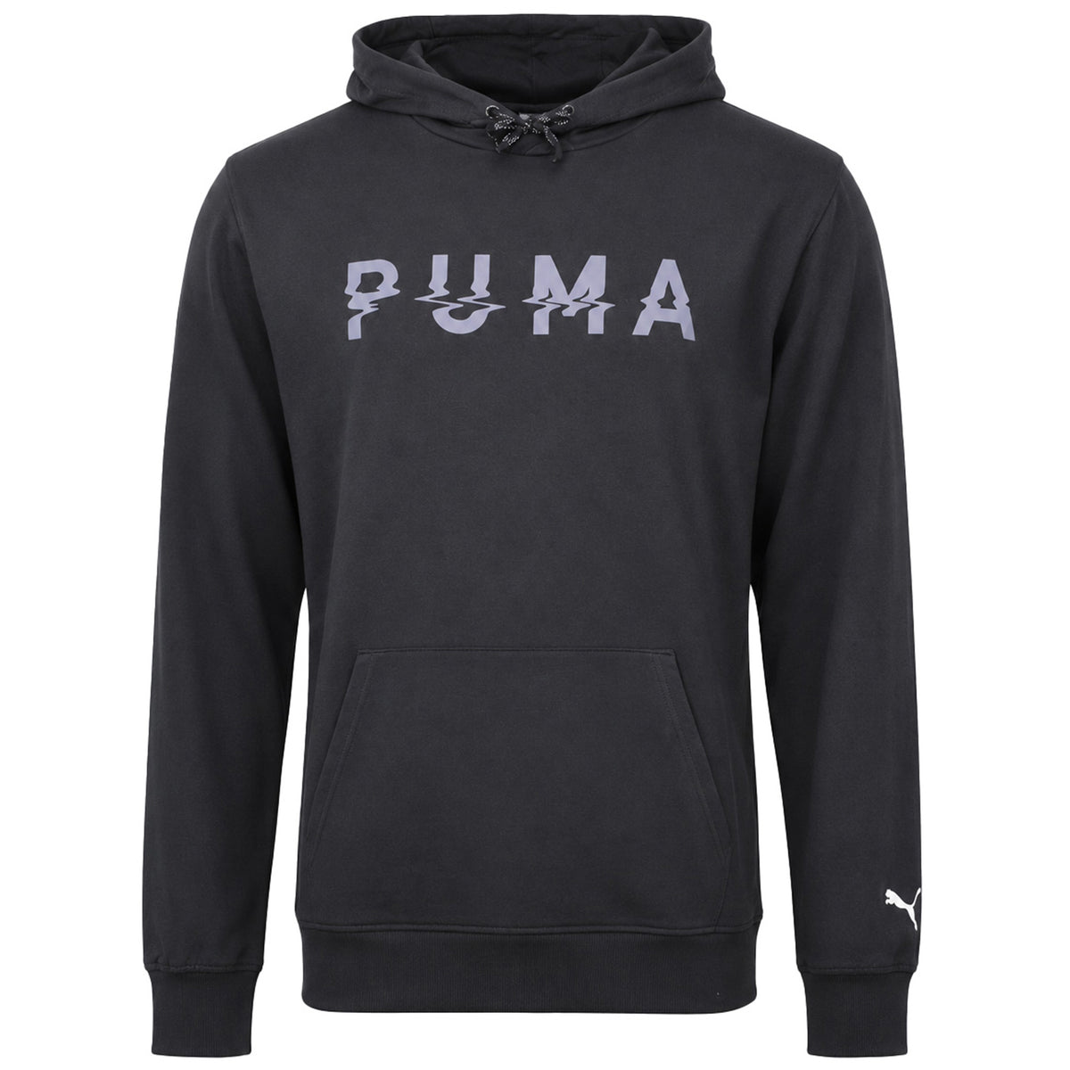 Puma Cloudspun Branded Mens Black Hoodie