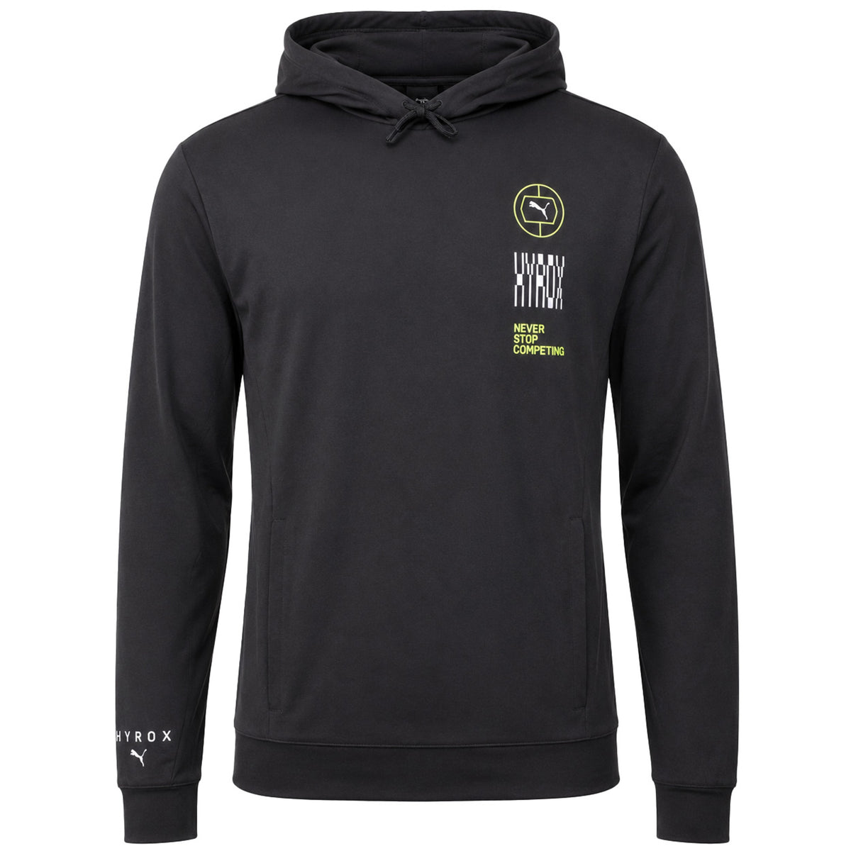 Puma x Hyrox Cloudspun Mens Black Hoodie