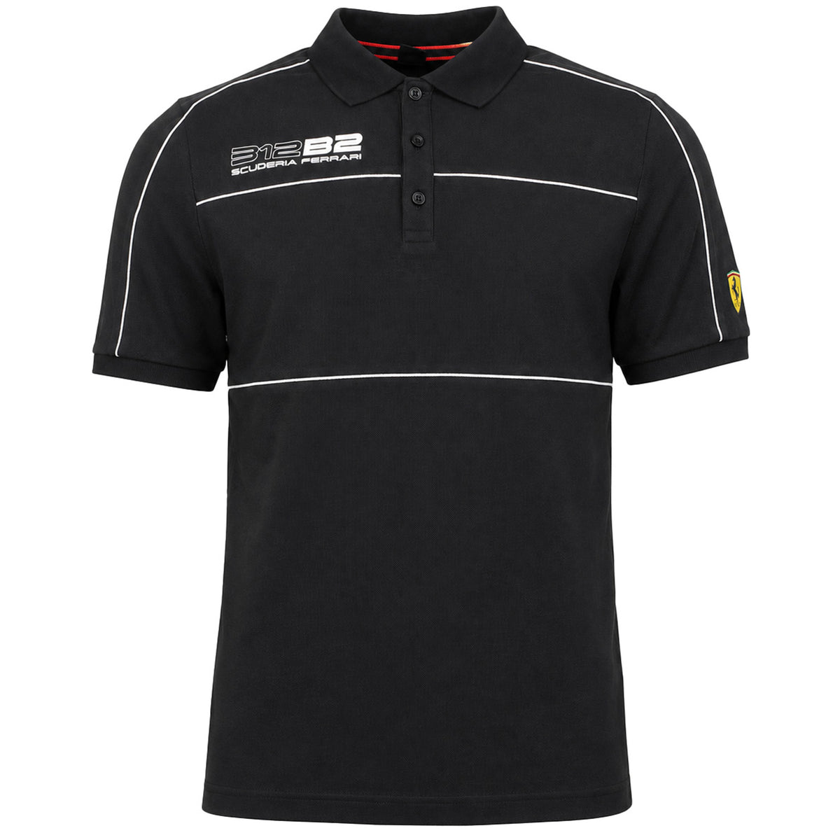 Puma x Scuderia Ferrari Race Mens Black Polo Shirt