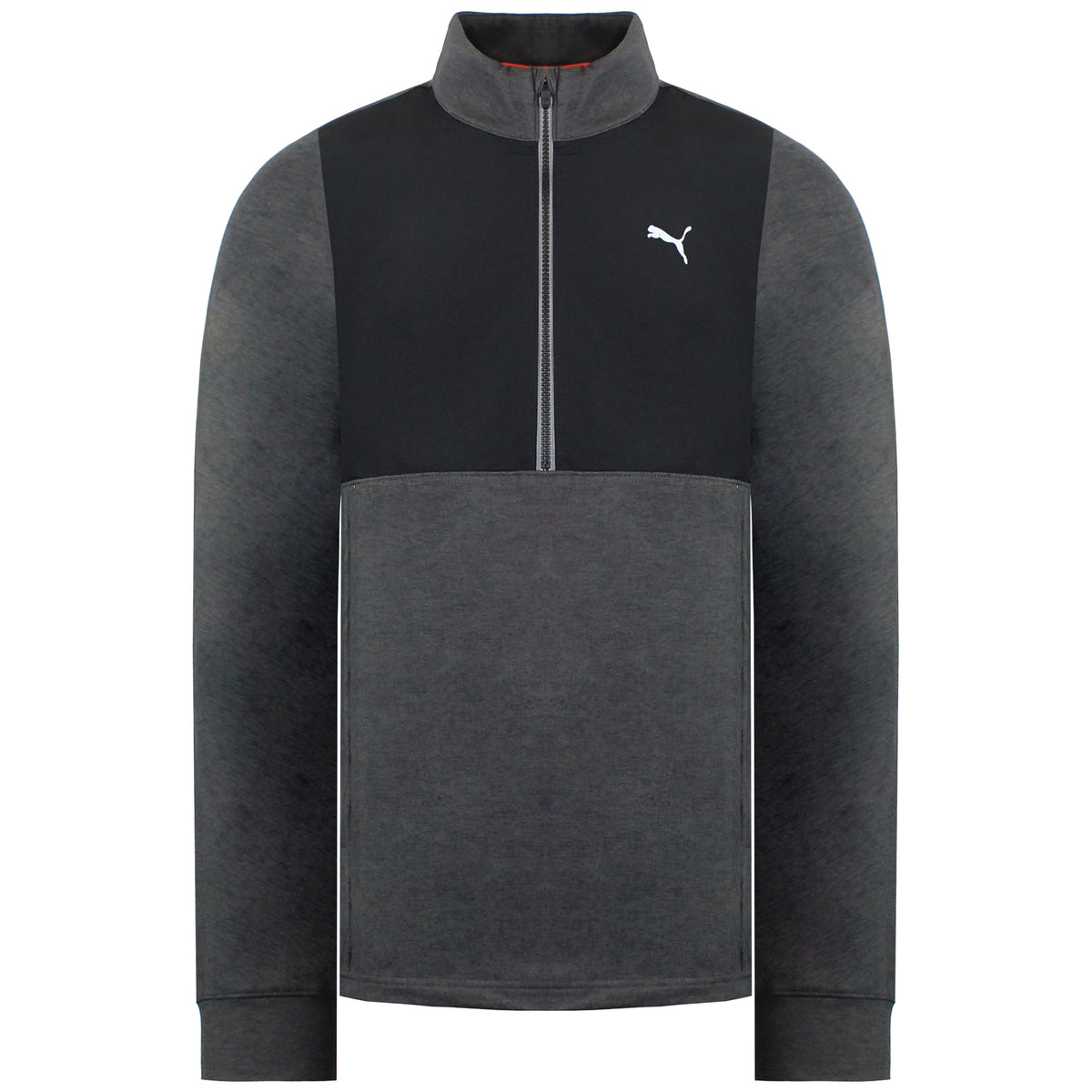 Puma Cloudspun WRMLBL Mens Black Golf Sweater