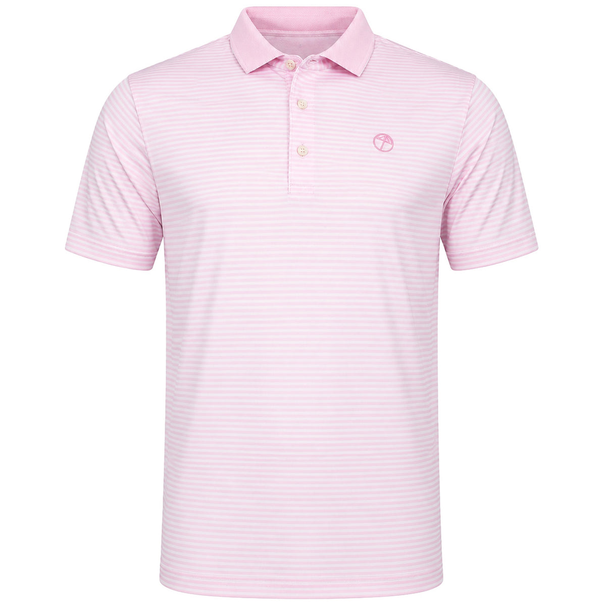 Puma x Arnold Palmer MATTR Mens Pink Golf Polo Shirt