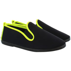 Flossy Style Novelda Black Plimsolls