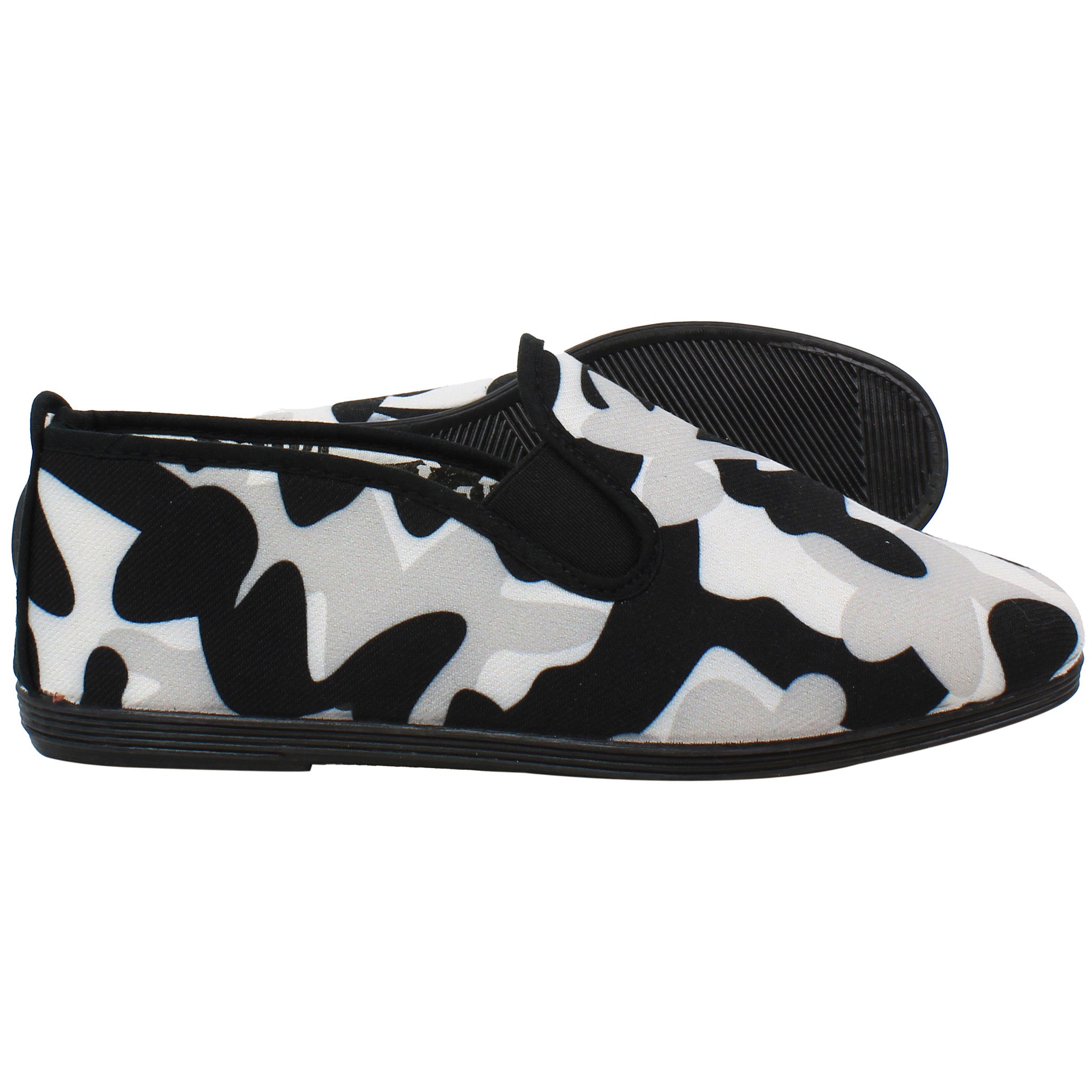 Flossy Style Camouflage Mens Camo Plimsolls