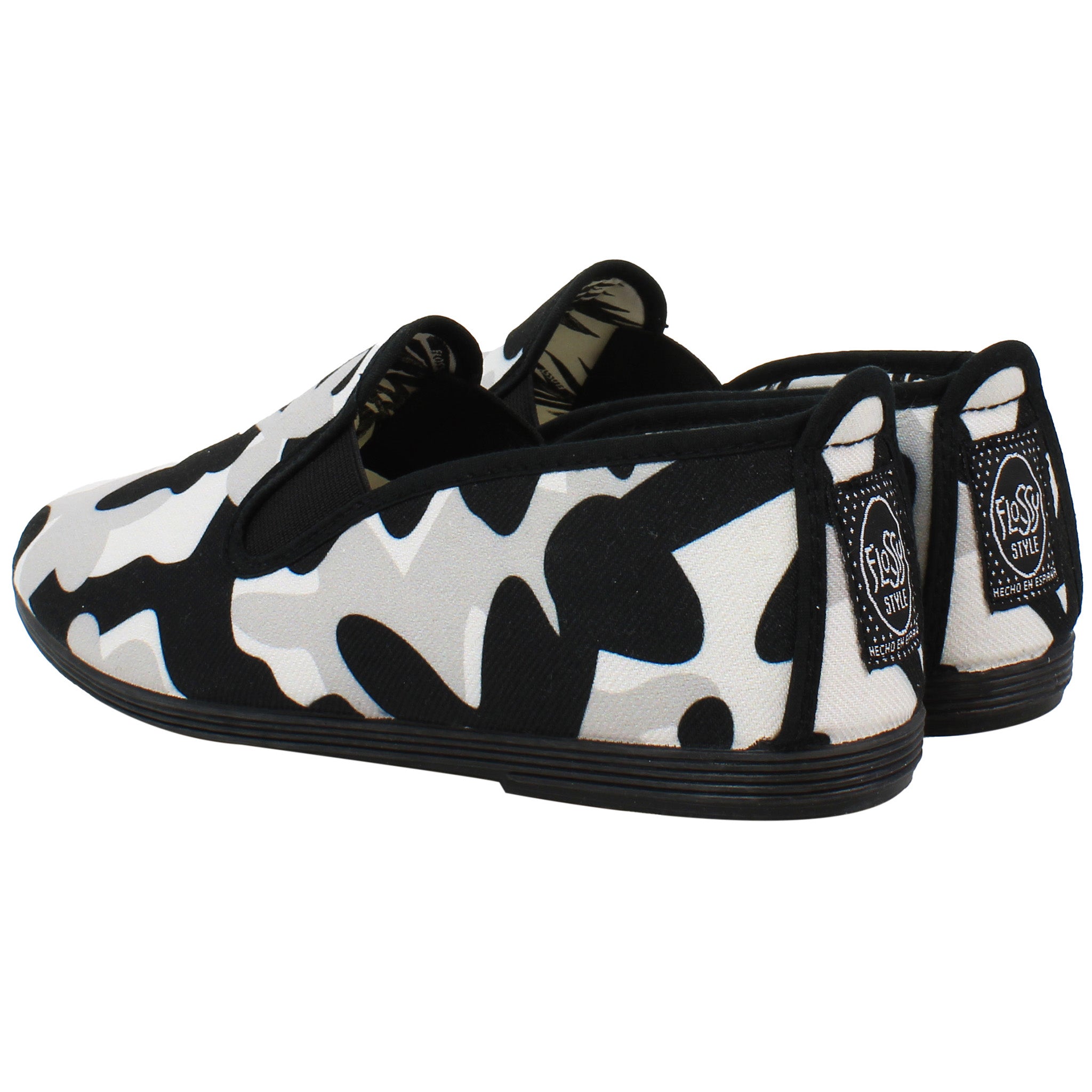 Flossy Style Camouflage Mens Camo Plimsolls