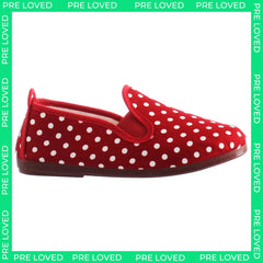 Flossy Gallur Kids Red/White Plimsolls NO BOX