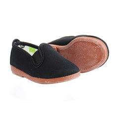 Flossy Pamplona Kids Black Plimsolls NO BOX