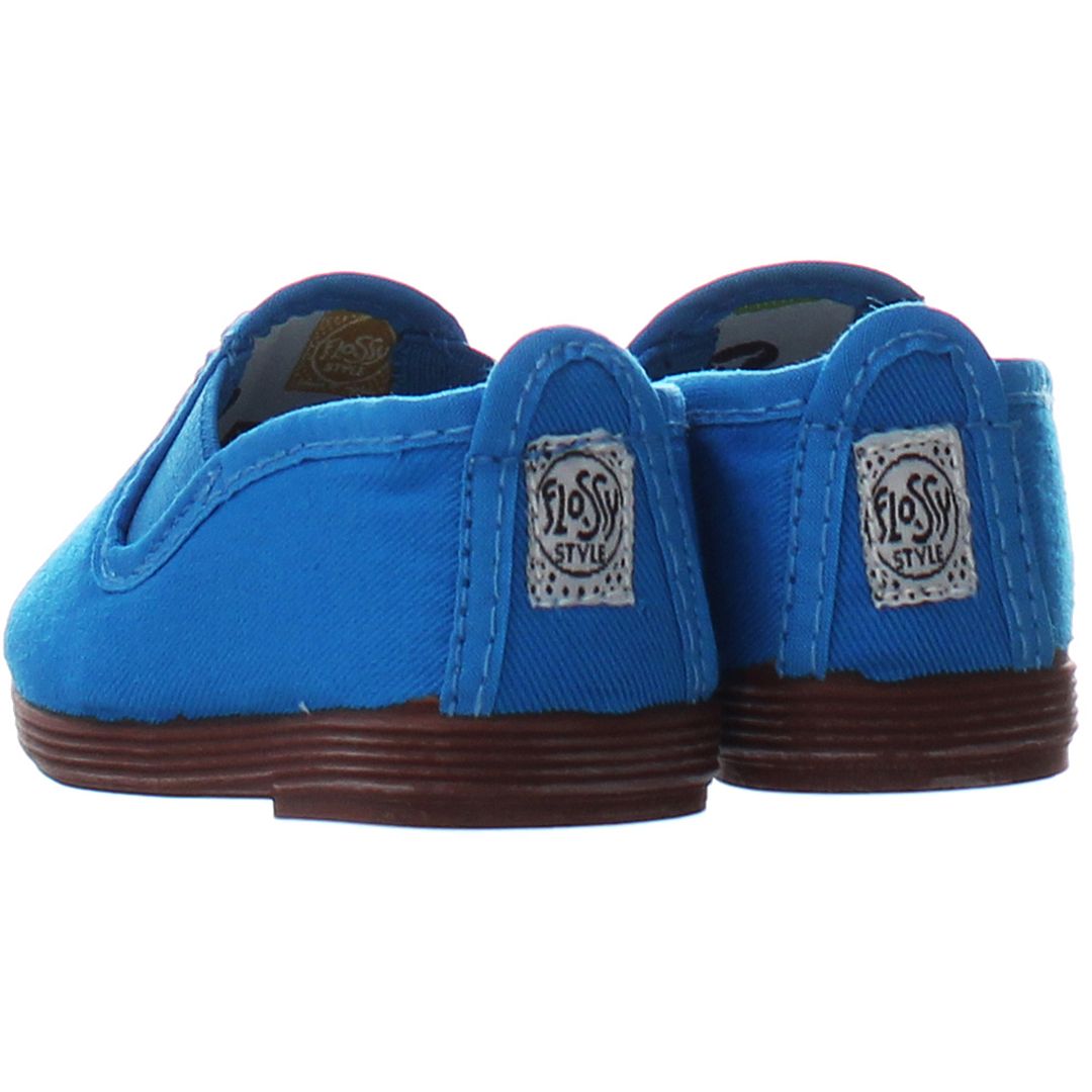 Flossy Pamplona Kids Blue Plimsolls