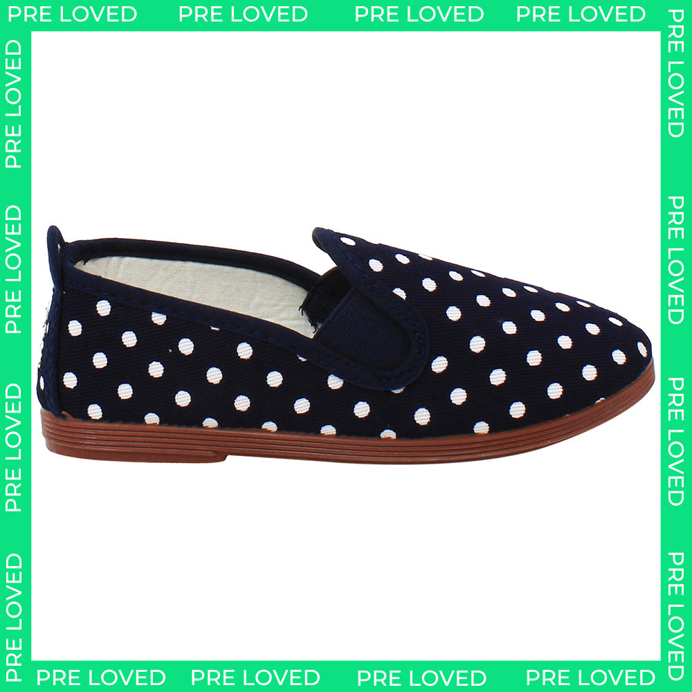 Flossy Style Gallur Kids Navy/White Plimsolls NO BOX