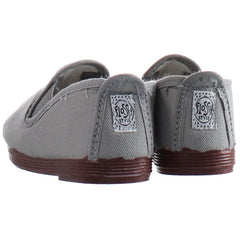 Flossy Gris Kids Grey Plimsolls