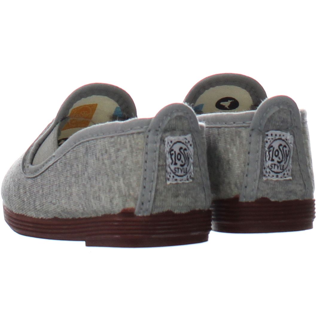 Flossy Pamplona Kids Grey Plimsolls