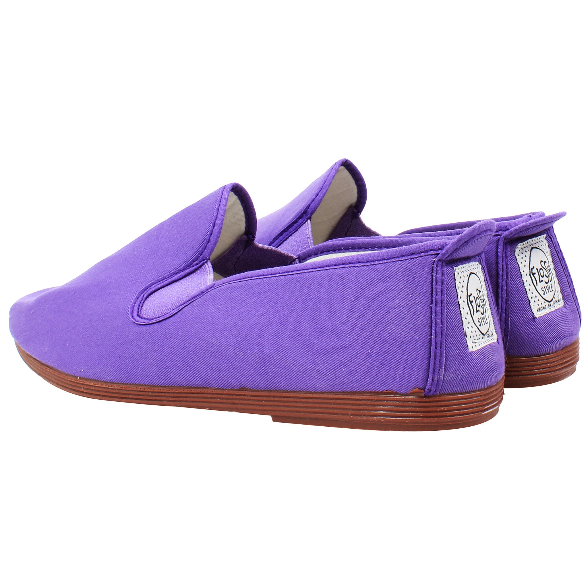 Flossy Morado Womens Purple Plimsolls