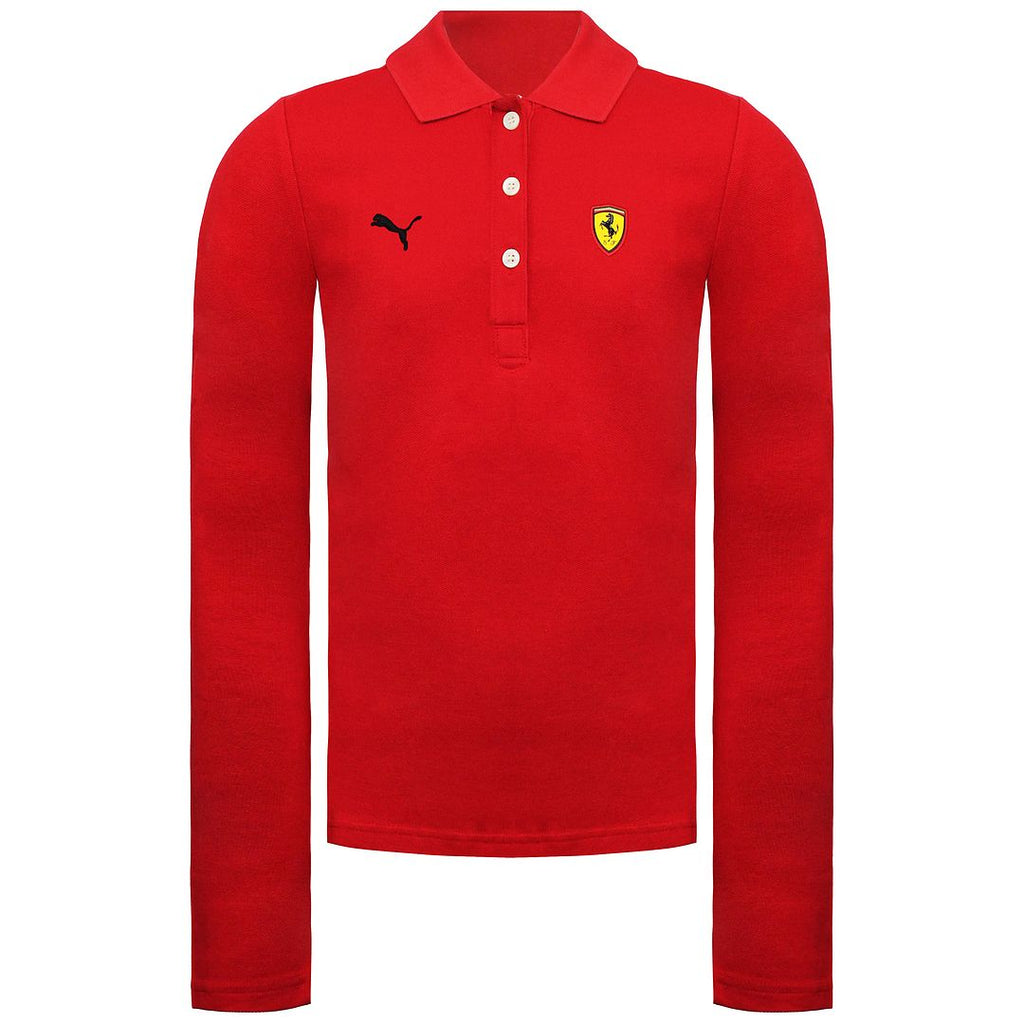 Puma Scuderia Ferrari Mens Red Polo Shirt