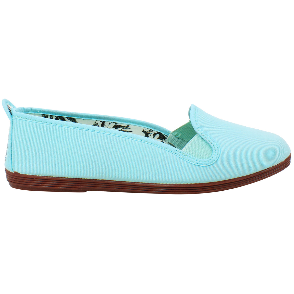 Flossy Mijas Womens Aqua Plimsolls