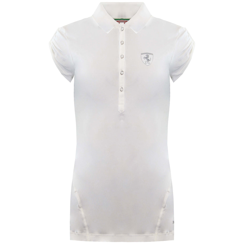 Puma x Scuderia Ferrari Womens White Polo Shirt