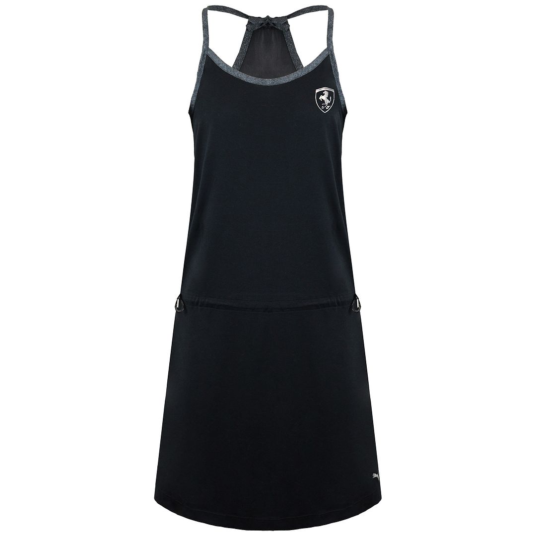 Puma Scuderia Ferrari Womens Black Dress