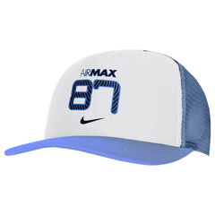 Nike Air Max 87 Mens White/Blue Cap