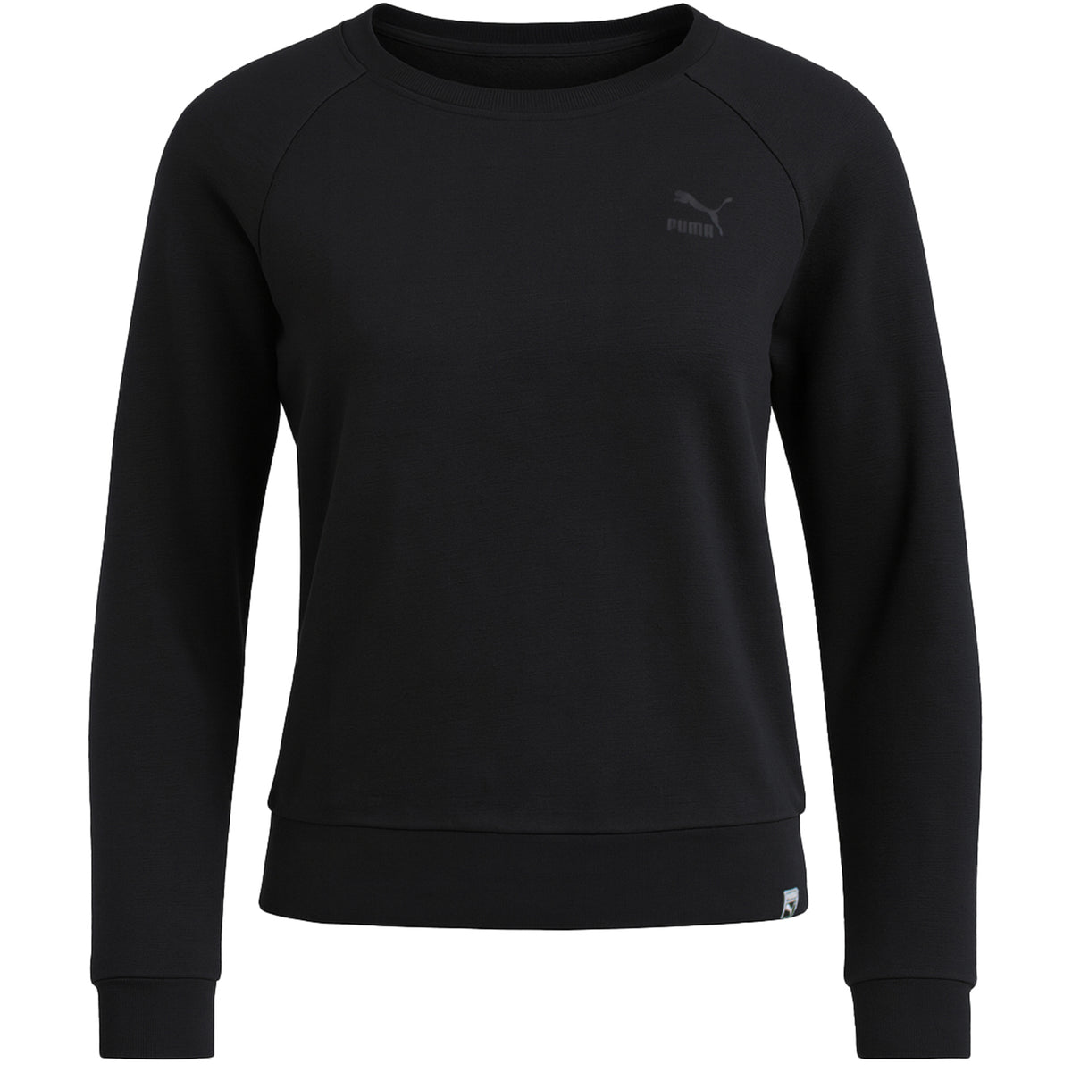 Puma Archive Logo Womens Black Top