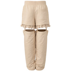 Puma x Rihanna Fenty Suspenders Womens Beige Track Pants
