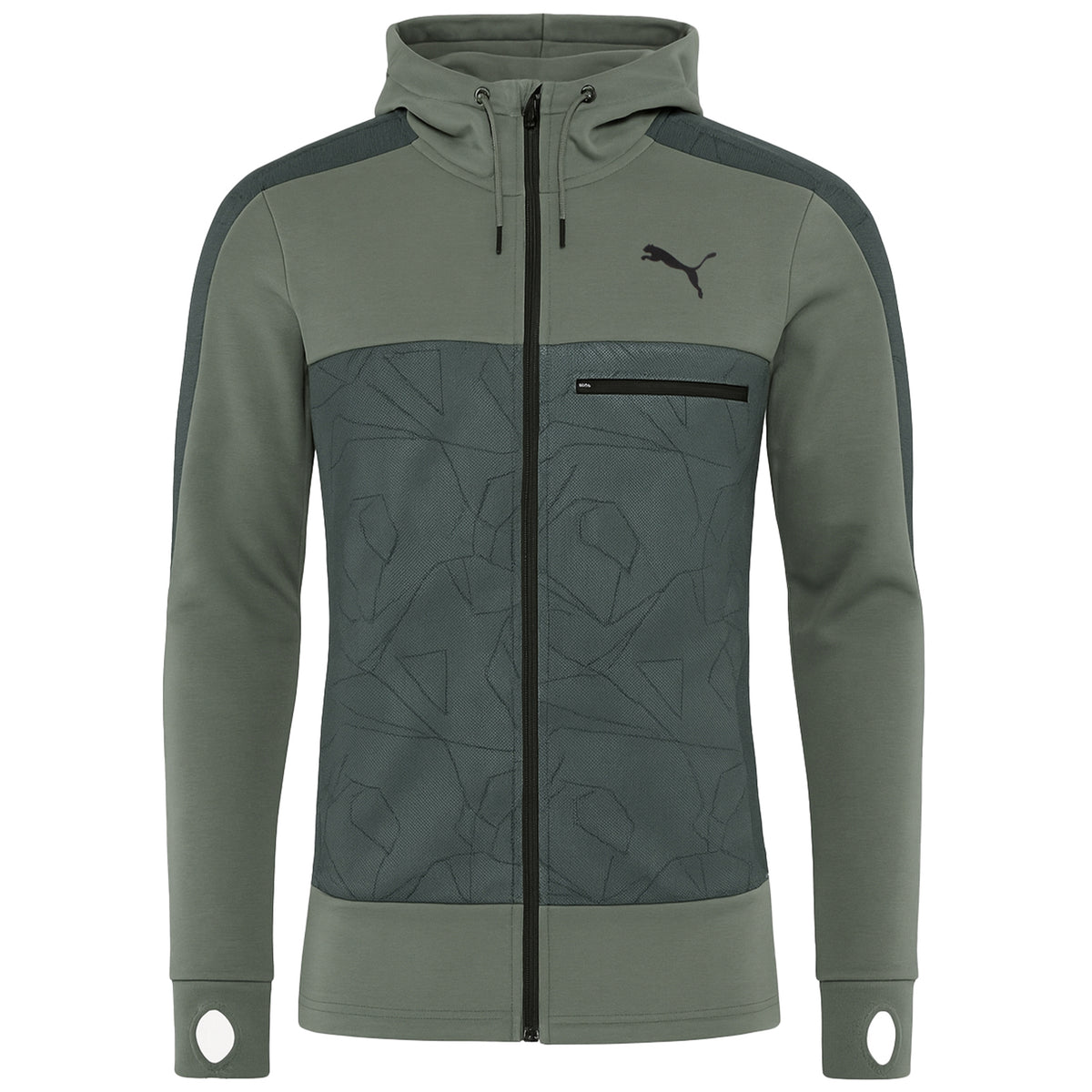Puma Evolution Mens Grey Track Jacket