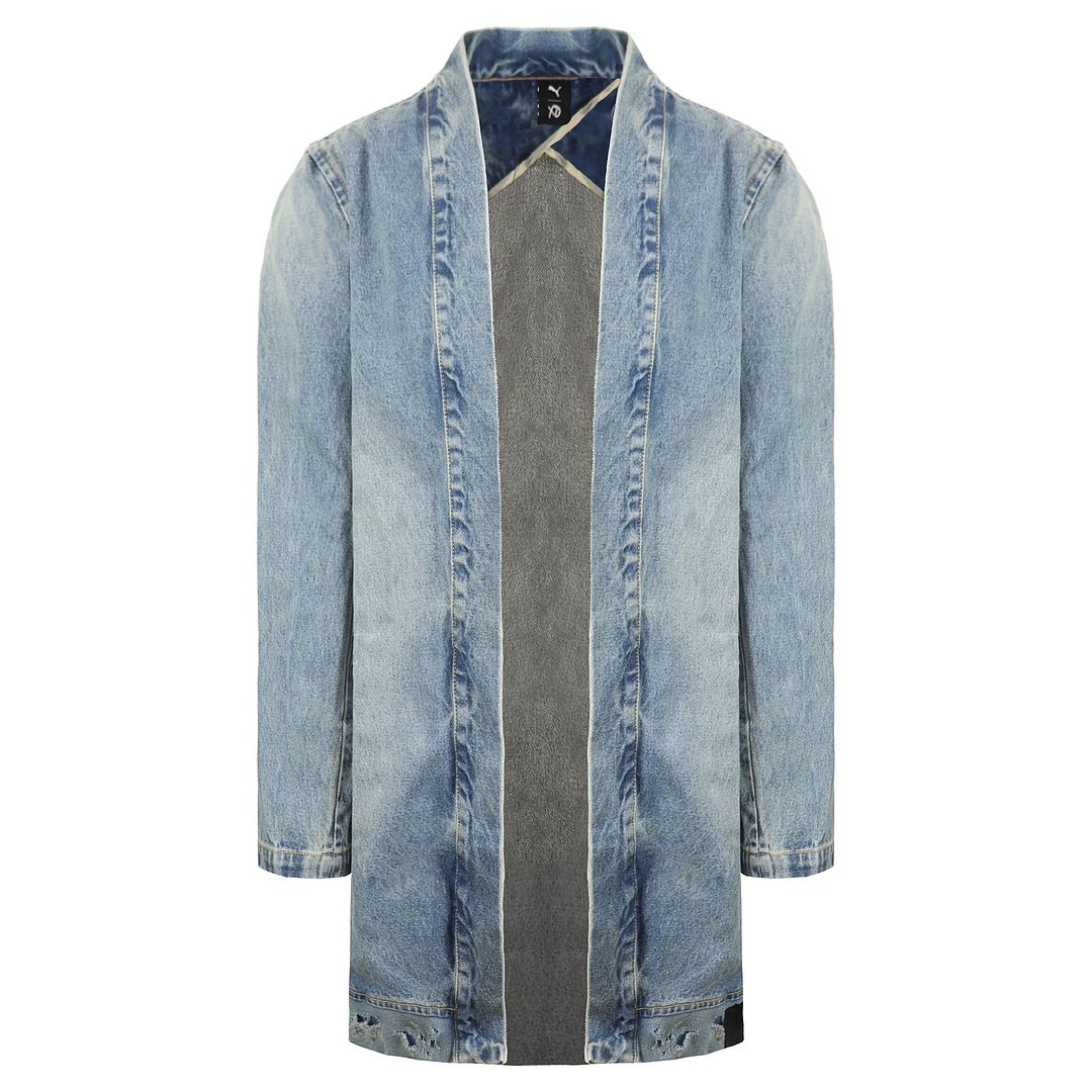 Puma x XO Long Sleeve Bleached Mens Denim Kimono