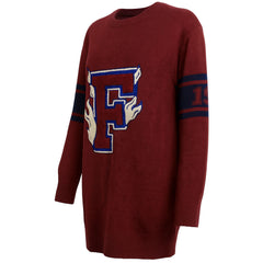Puma x Rihanna Fenty Varsity Letter Womens Burgundy Sweater