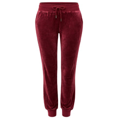 Puma x Rihanna Fenty Velour Fitted Womens Dark Red Track Pants