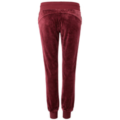 Puma x Rihanna Fenty Velour Fitted Womens Dark Red Track Pants