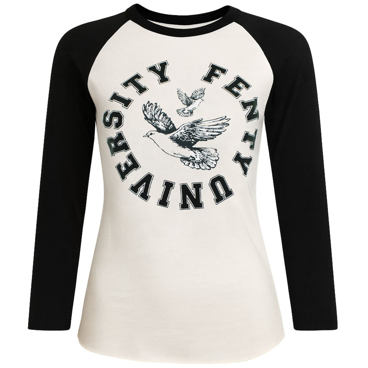 Puma x Rihanna Fenty Bay Raglan Womens Off White Top
