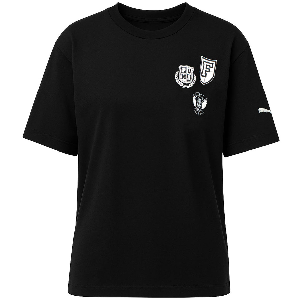 Puma x Rihanna Fenty Crew Neck Womens Black T-Shirt