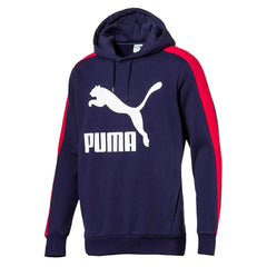 Puma Logo Mens Navy Hoodie